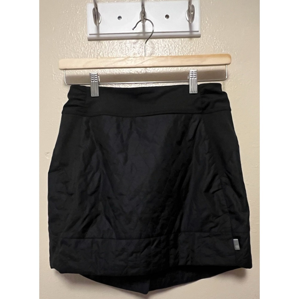 Mountain Hardwear Trekkin Mini Quilted Insulated Skirt Black  Poly Women's Small